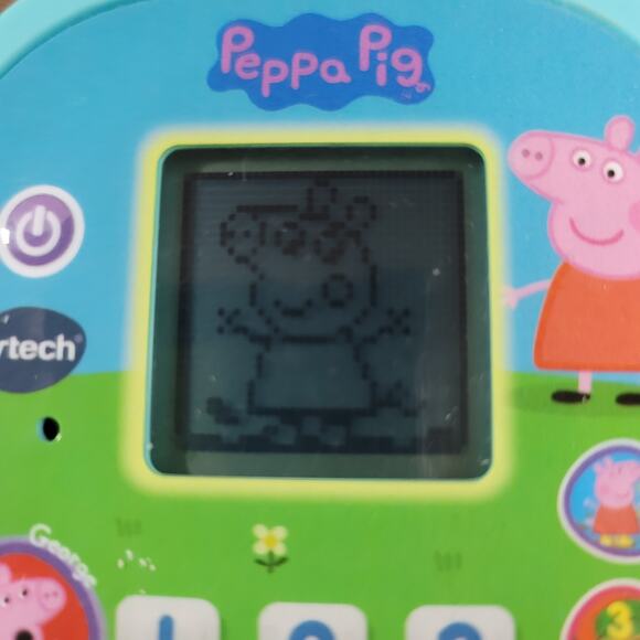 Vtech Peppa Pig Let's Chat Learning Phone Numbers Counting Phrases - Picture 2 of 4